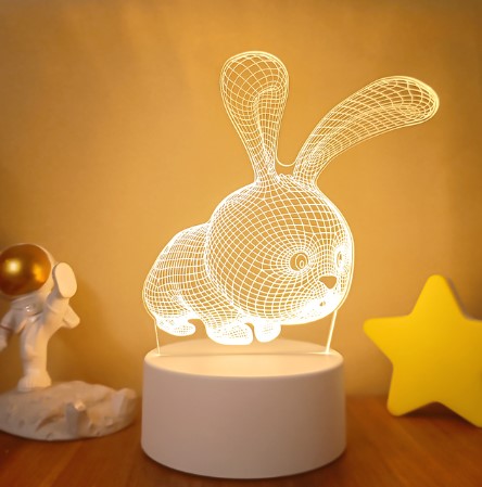 3D Lights Colorful Touch Remote Control LED Visual Lights - One Red Hill